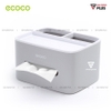 Hộp Đựng Giấy Ăn, Đựng Điều Khiển Đa Chức Năng Để Bàn ( 3 Màu ) Thường Hiệu Ecoco Chính Hãng | Gia Dụng Plus ảnh 7