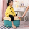 Thùng Nhựa PP 80 Lít Đựng Đồ Đa Năng - Nắp Đậy Có Thể Xếp Lego - Có Tay Kéo & Bánh Xe Lăn ảnh 3