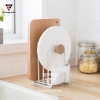 Giá Đựng Thớt, Vung Đa Năng Cho Nhà Bếp Gọn Gàng - Sắt + Sơn Tĩnh Điện Không Gỉ - Nacchan - gia dụng plus