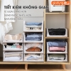 Hộp chia tủ quần áo thành nhiều ngăn nhựa PP LAZYDO, dạng ngăn kéo tiện lợi, gấp gọn giúp tủ gọn gàng hơn (LZ-0528) ảnh 7
