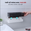 Kệ chữ nhật dán tường nhựa ABS cao cấp, sang trọng không cần khoan đục ShuangQuing (SQ-0101) ảnh 7