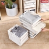 Khay xếp quần áo ngăn kéo, xếp chồng giúp gọn gàng tủ quần áo cho người lười ảnh 3