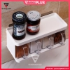 Bộ Kệ 4 Hộp Nhựa Đựng Gia Vị Dán Tường Đa Năng Cho Phòng Bếp ảnh 6