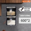 Bộ hộp đựng gia vị kèm kệ inox 304 cao cấp, dung tích lớn JIANXIA ảnh 9