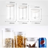 【Xả Kho】Hộp đựng thực phẩm khô thuỷ tinh borosilicate, có nắp kín & thông minh chính hãng JIANXIA ảnh 7