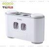 Bộ Hai Nhả Kem Đánh Răng Tự Động Kèm 4 Cốc Súc Miệng Đa Năng & Gọn Gàng Cao Cấp | Ecoco Chính Hãng (EC-0803) - gia dụng plus