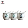 🔴OUTLET | Bộ hủ đựng gia vị sứ kèm kệ đặt bàn màu trắng, trang trí nhẹ nhàng theo phong cách Bắc Âu ảnh 8