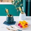 【Xả Kho】Lọ sứ đựng nĩa trái cây, muỗng cafe (có muỗng+nĩa kèm theo) cao cấp - GiaDụngPlus ảnh 7