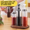 Chai Đựng Nước Sốt, Tương Ớt Dạng Vòi Nhấn Thông Minh Thuỷ Tinh Borosilicate Cao Cấp | KUAKE - gia dụng plus