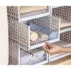 Kệ Nhựa Phân Chia Tủ Quần Áo Gấp Gọn | Khay Ngăn Kéo Đựng Quần Áo, Đồ Dùng Đa Năng Xếp Chồng Được ảnh 6