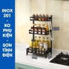 Kệ Đựng Gia Vị, Chai Lọ 2 Tầng & 3 Tầng INOX 304 Đặt Bàn Cao Cấp ảnh 12