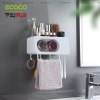 Bộ Kệ Để Bàn Chải Đánh Răng - Kèm Cốc Súc Miệng Úp Trong Kệ Trong Suốt Đa Năng Cho Phòng Tắm, Bồn Rửa Mặt | Ecoco Chính ảnh 8