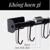 Thanh giá móc treo bếp đa năng dán tường inox 304 - miễn phí keo dán tường siêu chắc chắn, chịu lực ảnh 7