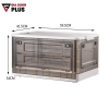 🔴OUTLET | Thùng Đựng Đồ Gấp Gọn 82 Lít Cực Lớn Để Quần Áo, Đồ Dùng Gọn Gàng (Có Bánh Xe, Có Nắp, Ngăn Cửa) LAZYDO ảnh 9