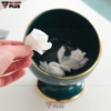 🔴OUTLET | Cốc Gốm Sứ Đặt Bàn Đựng Đồ Đa Năng Chìa Khoá, Bánh Kẹo,... | Xanh Ngọc Lục Bảo Sang Trọng ảnh 4