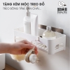 Kệ chữ nhật dán tường nhựa ABS cao cấp, sang trọng không cần khoan đục ShuangQuing (SQ-0101) ảnh 12