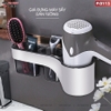 Kệ Để Máy Sấy Tóc Dán Tường (Hai Ngăn Đựng Đồ) Tiện Ích ảnh 12