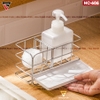 Giá Đựng Đồ Rửa Chén, Bọt Biển Dán Tường Đa Năng INOX SUS 304 | Nacchan - gia dụng plus