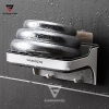 Kệ Đựng Xà Bông, Xà Phòng Dán Tường Nhựa ABS Thông Minh | SHUANGQING (SQ-0106) - gia dụng plus