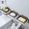 Kệ Đựng Xà Bông, Xà Phòng Dán Tường Nhựa ABS Thông Minh | SHUANGQING (SQ-0106) - gia dụng plus