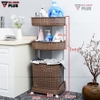 Giỏ Đựng Quần Áo Bẩn Nhiều Tầng, Có Bánh Xe Đẩy Cao Cấp Cho Phòng Tắm Gọn Gàng - gia dụng plus