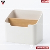 Hộp Đựng Điều Khiển - Remote Đa Năng Đặt Bàn (Nhựa & Gỗ) | Nacchan - gia dụng plus