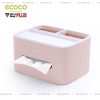 Hộp Đựng Giấy Ăn Đặt Bàn Nhựa ABS Cao Cấp Bo Tròn | Ecoco Chính Hãng - gia dụng plus