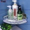 Kệ Tam Giác Dán Góc Tường Nhôm Không Gian Cao Cấp | Không Cần Khoan Tường | ShuangQuing - gia dụng plus