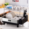 Kệ úp chén bát đĩa thông minh inox 304 cao cấp ráo nước bên bồn rửa SINOART - gia dụng plus