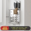 Combo Kệ Dao + Ống Đũa Đơn INOX 304