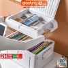 Thùng đựng sách vở, tài liệu, đồ dùng đa năng 45 lít / có ngăn phụ, nhựa PP chắc chắn Lazydo (LZ0514) ảnh 1