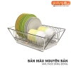 Kệ úp chén bát đĩa thông minh inox cao cấp ráo nước bên bồn rửa LAZYDO (nhập khẩu chính hãng) ảnh 10