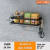 Kệ đựng gia vị inox + sơn tĩnh điện dán tường cho phòng bếp đa năng - không cần bắt vít, đục lỗ ảnh 10