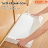 Thùng đựng đồ đa năng LAZYDO gấp gọn & thiết kế cửa hông lấy đồ dễ dàng tiện lợi (có nắp đậy kín & bánh xe) 55 lít ảnh 3