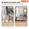 Hộp chia tủ quần áo thành nhiều ngăn nhựa PP LAZYDO, dạng ngăn kéo tiện lợi, gấp gọn giúp tủ gọn gàng hơn (LZ-0528) ảnh 5
