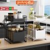 Kệ Ngăn Kéo Trượt 2 Tầng Thông Minh Đựng Đồ Đa Năng Cho Nhà Bếp Nhà Tắm | Gia Dụng Plus ảnh 1