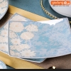 🔴OUTLET | Bộ chén bát sứ TAM HOA (Three Flowers) cao cấp nhập khẩu - Set 10 người ăn gồm chén, bát, đĩa, tô, nồi, muỗng, ảnh 5