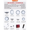 🔴OUTLET | Bộ chén bát sứ Gradient Xám (Grey Gradient) cao cấp nhập khẩu ảnh 10