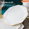 🔴OUTLET | Bộ chén bát sứ KIM CƯƠNG (White Diamons) cao cấp nhập khẩu ảnh 6
