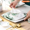 🔴OUTLET | Bộ chén bát sứ BÁCH HỢP (Lily Flowers) cao cấp nhập khẩu - Set 10 người ăn gồm chén, bát, đĩa, tô, nồi, muỗng, ảnh 8