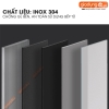 Tấm chắn mặt bếp ga inox 304, sơn tĩnh điện để đồ đa năng tăng thêm không gian sử dụng cho bếp hẹp LAZYDO (LZ-0251) - gia dụng plus