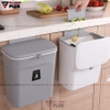 Thùng Đựng Rác Treo Cánh Tủ Bếp | Có Nắp Đậy Trượt Thông Minh Giúp Chống Mùi & Côn Trùng LAZYDO (LZ-0130) - gia dụng plus