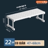 Kệ chia ngăn tủ quần áo, phân chia tủ bếp nhựa PP thiết kế đa năng tiện lợi co giãn, có chân đứng LAZYDO (LZ-0543) ảnh 12
