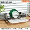 Kệ úp chén bát đĩa thông minh inox cao cấp ráo nước bên bồn rửa LAZYDO (nhập khẩu chính hãng) ảnh 9