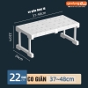 Kệ chia ngăn tủ quần áo, phân chia tủ bếp nhựa PP thiết kế đa năng tiện lợi co giãn, có chân đứng LAZYDO (LZ-0543) ảnh 11