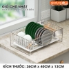 Kệ úp chén bát đĩa thông minh inox cao cấp ráo nước bên bồn rửa LAZYDO (nhập khẩu chính hãng) ảnh 12