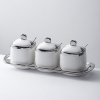 🔴OUTLET | Bộ hũ đựng gia vị gốm sứ (kèm khay sứ) sang trọng phong cách Bắc Âu ảnh 12