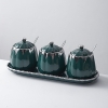 🔴OUTLET | Bộ hũ đựng gia vị gốm sứ (kèm khay sứ) sang trọng phong cách Bắc Âu ảnh 11
