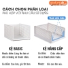 Hộp chia tủ quần áo thành nhiều ngăn nhựa PP LAZYDO, dạng ngăn kéo tiện lợi, gấp gọn giúp tủ gọn gàng hơn (LZ-0528) ảnh 2