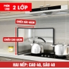 Tấm chắn dầu mỡ, chắn gió & cách nhiệt inox 304 cho nhà bếp, chống bám bẩn tường nhà bếp LAZYDO (LZ0250) ảnh 10
